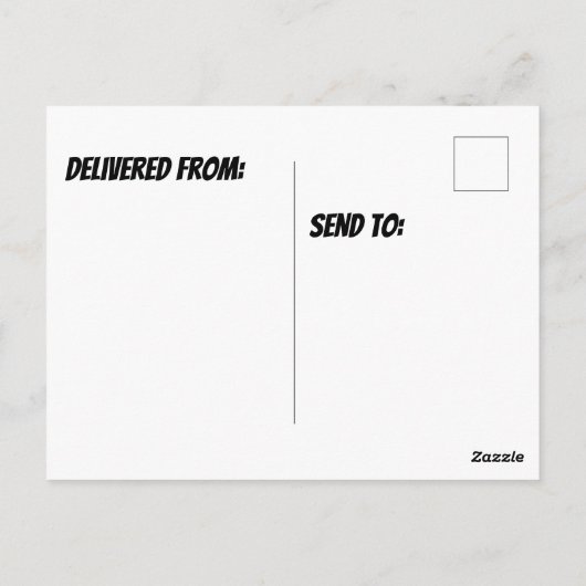 Vogelhühner mit stehendem Hut hinter Kuchen Postkarte (Rückseite)