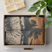 Vogelhund-Silhouette Seidenpapier (Geschenk)