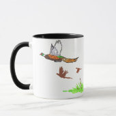 Vogelhund und Fasane Tasse (Links)