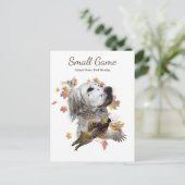 Vogelhund , Vogeljagd in Upland Postkarte (Stehend Vorderseite)