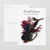 Vogelhund , Vogeljagd in Upland Postkarte (Vorne/Hinten)