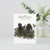 Vogelhund , Vogeljagd in Upland Postkarte (Stehend Vorderseite)