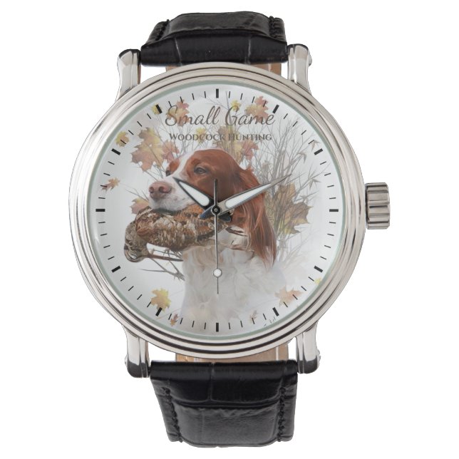 Vogelhund, Waldhundjagd Armbanduhr (Vorderseite)