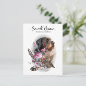 Vogelhund, Waldhundjagd Postkarte (Stehend Vorderseite)