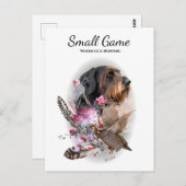 Vogelhund, Waldhundjagd Postkarte (Vorne/Hinten)