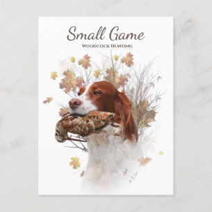 Vogelhund, Waldhundjagd Postkarte