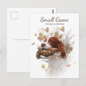 Vogelhund, Waldhundjagd Postkarte (Vorne/Hinten)