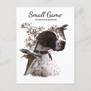 Vogelhund, Waldhundjagd Postkarte