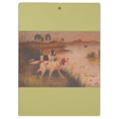 Vogelhunde Clipboard Klemmbrett (Rückseite)