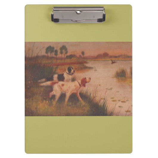Vogelhunde Clipboard Klemmbrett (Vorderseite)