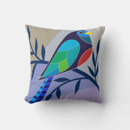 Vogelillustration dekoratives Pillow Kissen