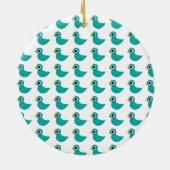 Vogelillustration Keramik Ornament (Hinten)