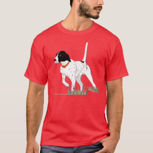 Vogeljagd auf Jäger Männer Englischer Pointer Dog T-Shirt