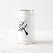Vogeljagd Bierglas (Vorderseite Links)