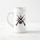 Vogeljagd Bierglas (Links)