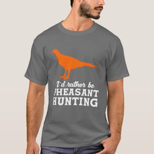 Vogeljagd in Upland statt Jagd T-Shirt (Vorderseite)