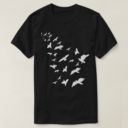 Vogeljagd — Vogelschutzzettel 1 T-Shirt (Design vorne)
