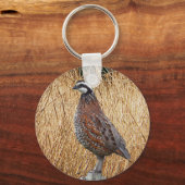 Vogeljagdgeschenke, Bobwhite Quail Junting Schlüsselanhänger (Vorderseite)