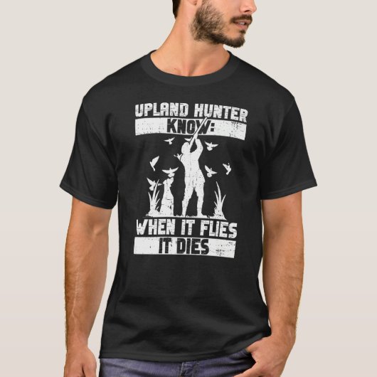 Vogeljäger und Taubenjagd T-Shirt (Vorderseite)