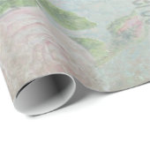 Vogelkäfig Blüte Geschenkpapier (Rolleneckpunkt)