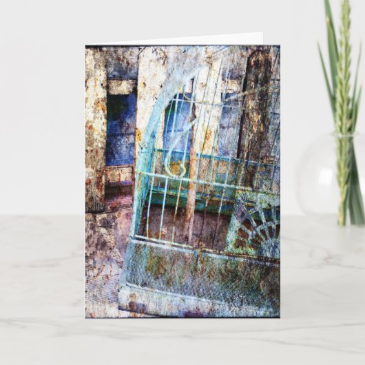 Vogelkäfig Karte (Vorderseite)