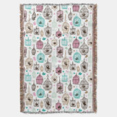 Vogelkäfig-Liebe scherzt Hintergrundmuster Decke (Vorderseite Vertikal)