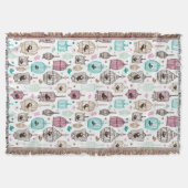 Vogelkäfig-Liebe scherzt Hintergrundmuster Decke (Vorderseite)