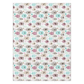 Vogelkäfig-Liebe scherzt Hintergrundmuster Tischdecke (Vorderseite)