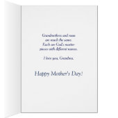 Vogelkäfig Muttertagskarte (Innen (Rechts))