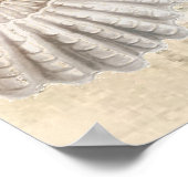 Vogelkäfig, Vintager französischer Vogel Poster (Ecke)