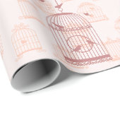 Vogelkäfige Geschenkpapier (Rolleneckpunkt)