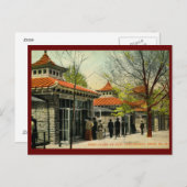 Vogelkäfige in Zoo, Cincinnati, OH Vintag Postkarte (Vorne/Hinten)