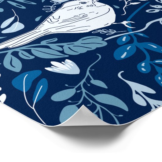 Vogelkalender 2025 poster (Ecke)