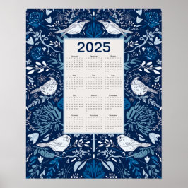 Vogelkalender 2025 poster