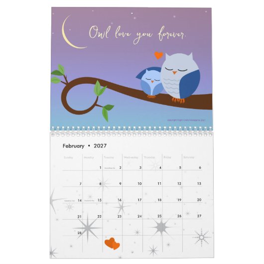 Vogelkalender Kalender (Feb 2027)