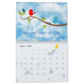 Vogelkalender Kalender (Mär 2027)