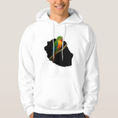Vogelkarte Hoodie (Vorderseite)