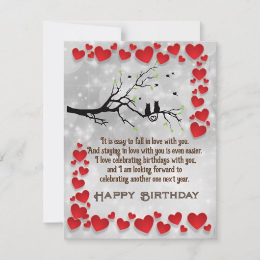 Vogelkarte Karte (Vorderseite)