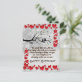 Vogelkarte Karte (Stehend Vorderseite)