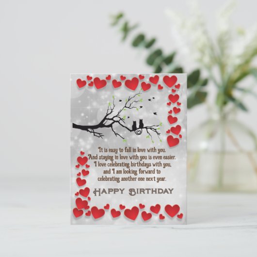 Vogelkarte Karte (Stehend Vorderseite)