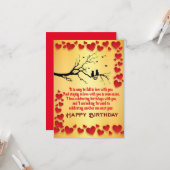 Vogelkarte Karte (Vorderseite/Rückseite Beispiel)