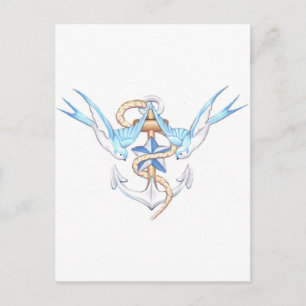 Vogelkarte Postkarte