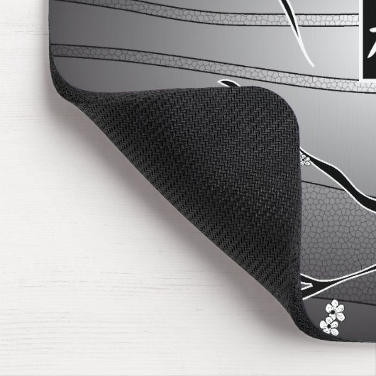 Vogelkirsche-Blüten-Baum Mousepad (Ecke)