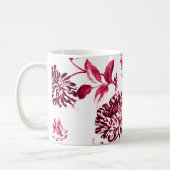 Vogelkirsche rotes Vintages BlumenToile No.2 Kaffeetasse (Links)