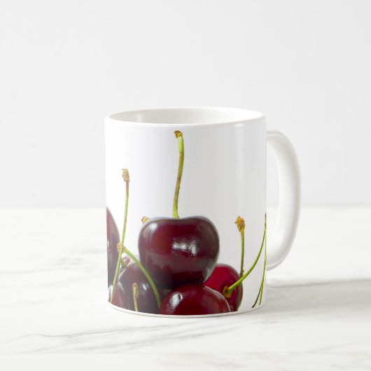 Vogelkirsche-Tasse Kaffeetasse (VorderseiteRechts)