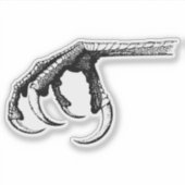 Vogelklaue Aufkleber (Vorderseite)