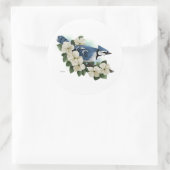 Vogelkleber Runder Aufkleber (Tasche)