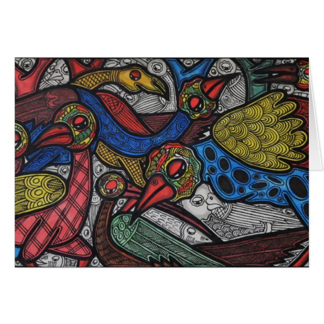 Vogelkonferenz (Vorderseite (Horizontal))