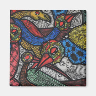 Vogelkonferenz Magnet