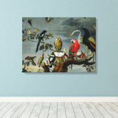 Vogelkonzert Leinwanddruck (Insitu (Holzboden))